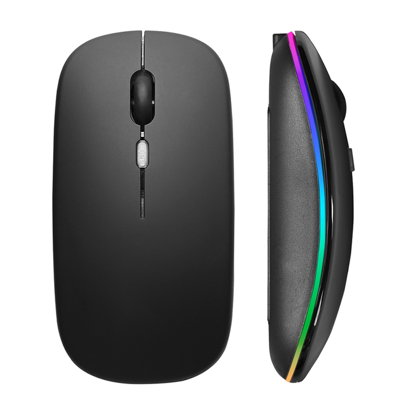 Laptop Mouse - Wireless Mouse RGB Rechargeable USB 2.4GHz