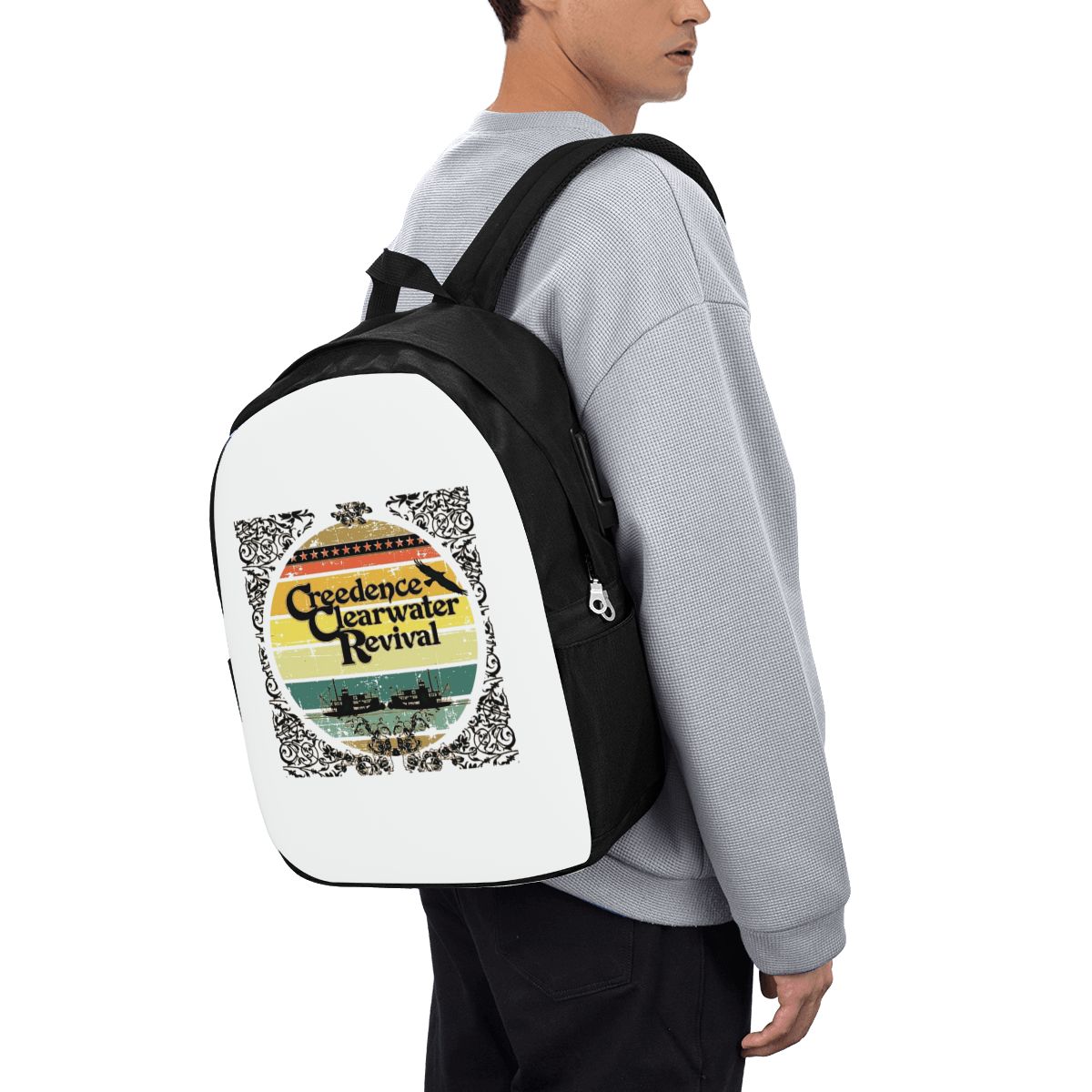 Laptop Bag - Creedence Clearwater Revival Riverboats Backpack Travel