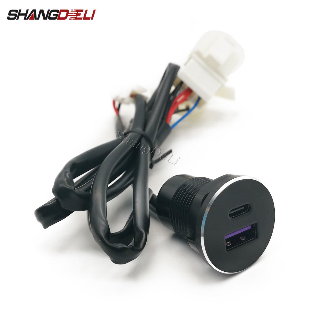 Usb C Hub - 1PC Car Dual USB Outlet Charger