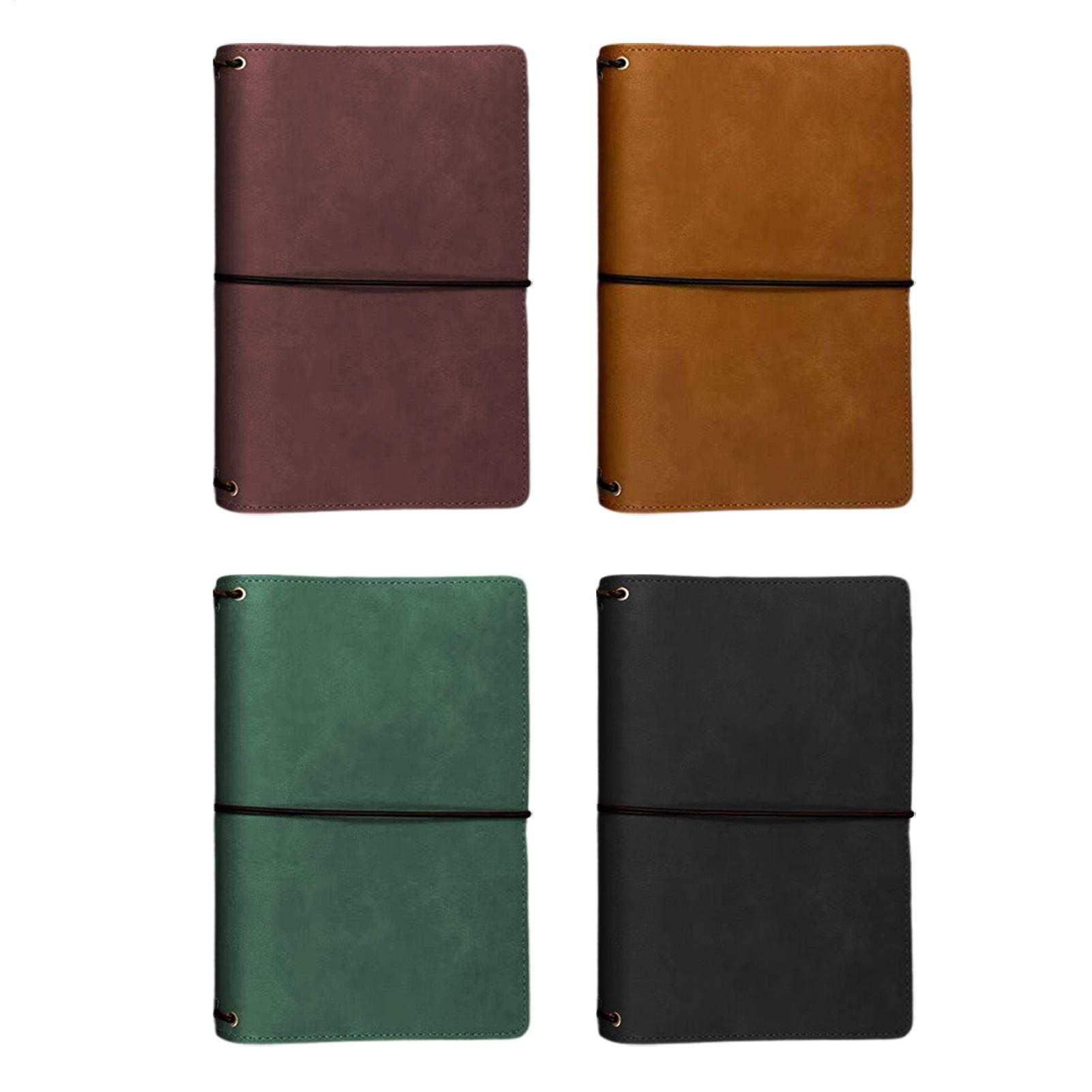 Laptop Sleeve - Leather A5 Notebook Cover Multifunctional Travelers