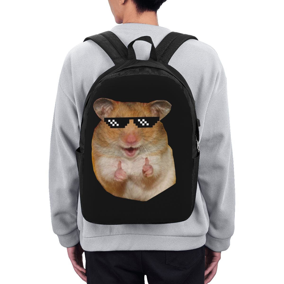 Funny Hamster Backpack Travel  - đánh giá và giá Laptop Bag