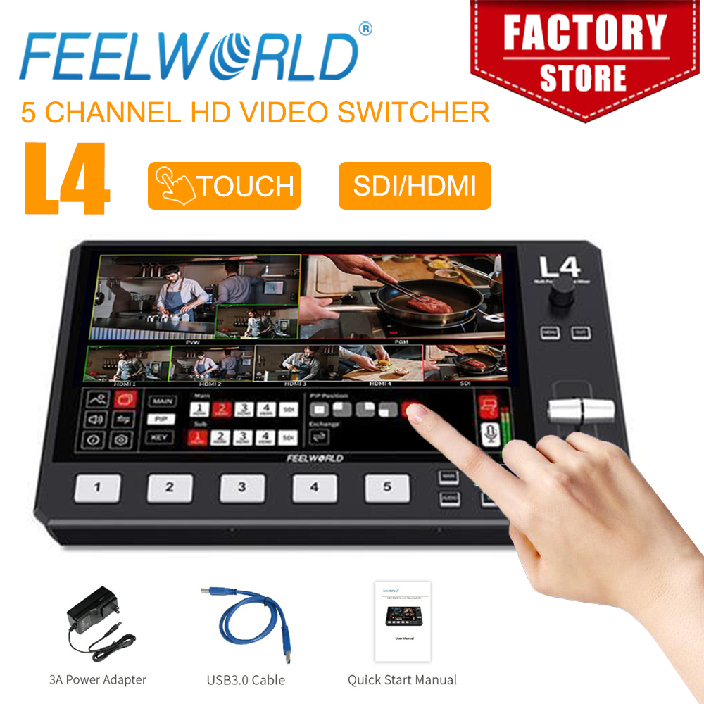 FEELWORLD L4 10.1 Inch Multi C - đánh giá và giá Hdmi Cable