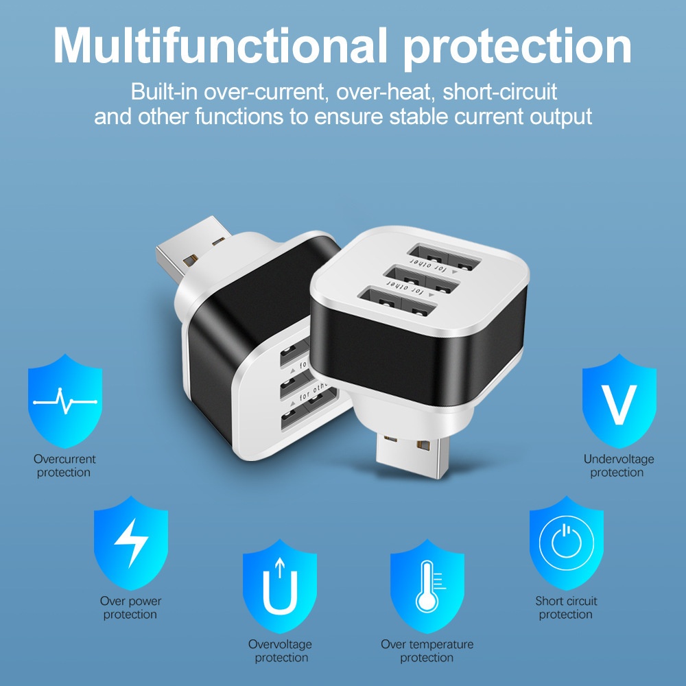 3 Port USB Slots Adaptor USB 3 - đánh giá và giá Laptop Charger