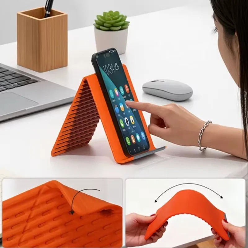 Flexible Foldable Silicone Pho - đánh giá và giá Laptop Stand