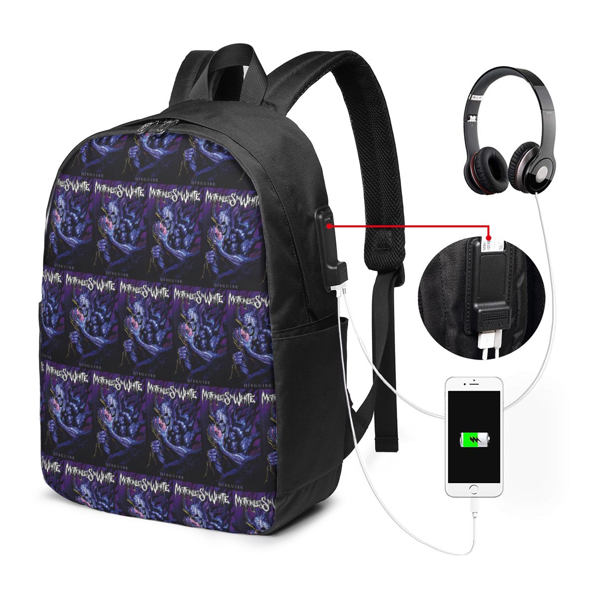 Motionless In White Backpack T - đánh giá và giá Laptop Bag
