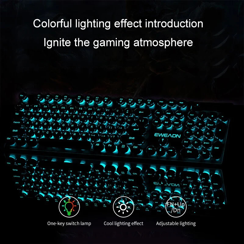 Retro Punk Mechanical Feel Key - đánh giá và giá Laptop Mouse