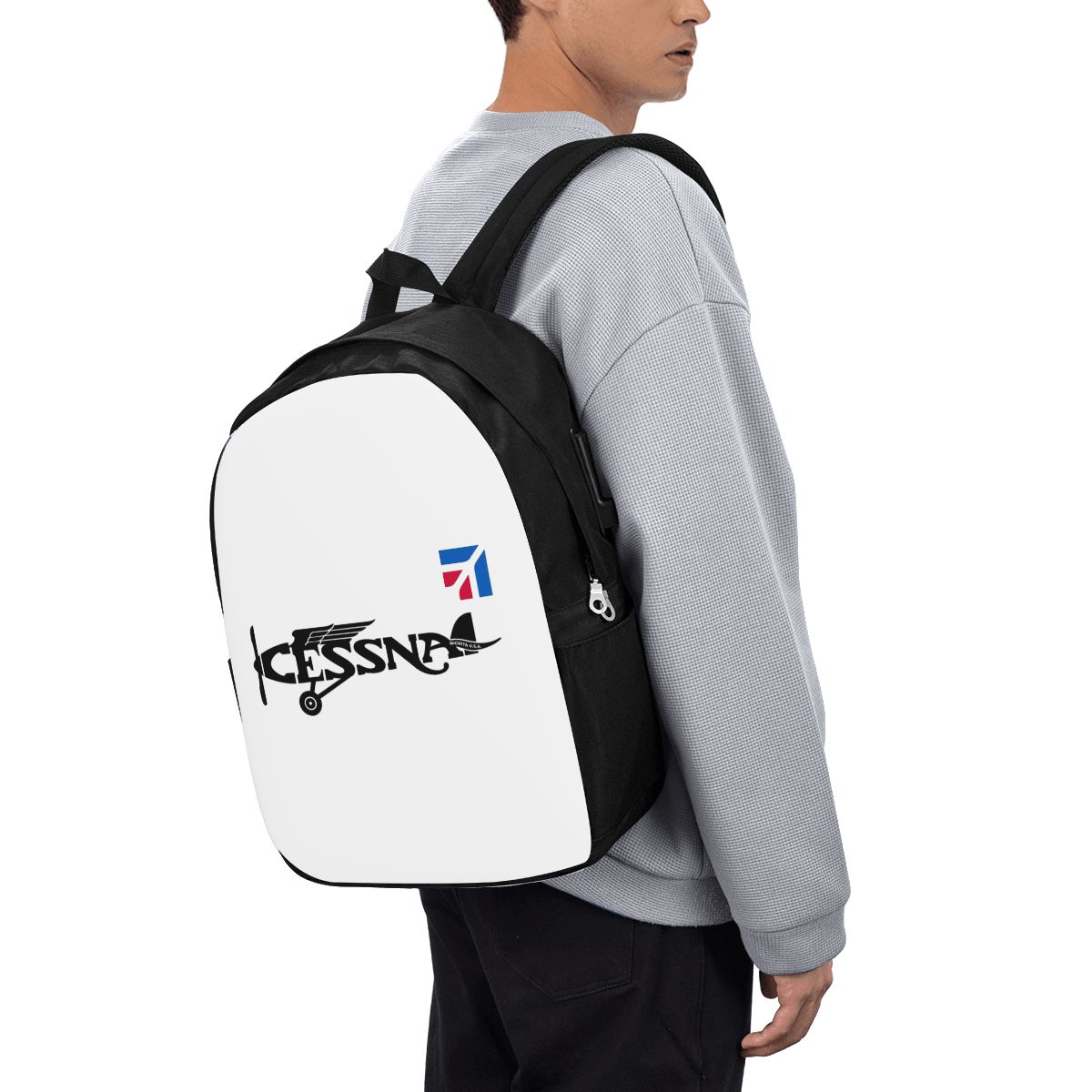 Cessna Logo Backpack Travel No - đánh giá và giá Laptop Bag