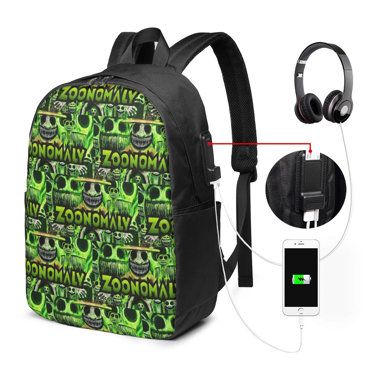 Zoonomaly Cartoon Steam Game B - đánh giá và giá Laptop Bag