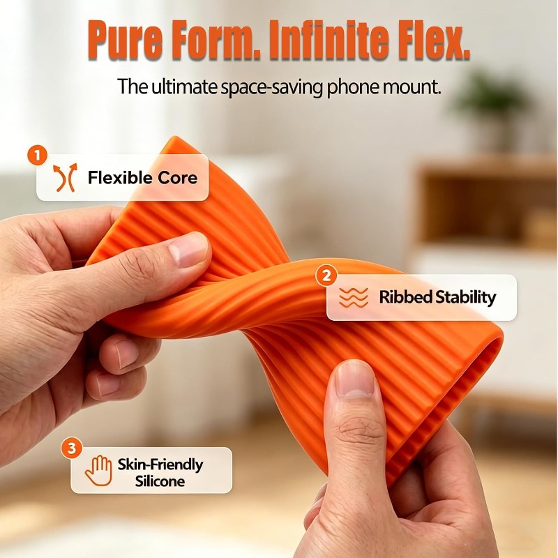Flexible Foldable Silicone Pho - đánh giá và giá Laptop Stand