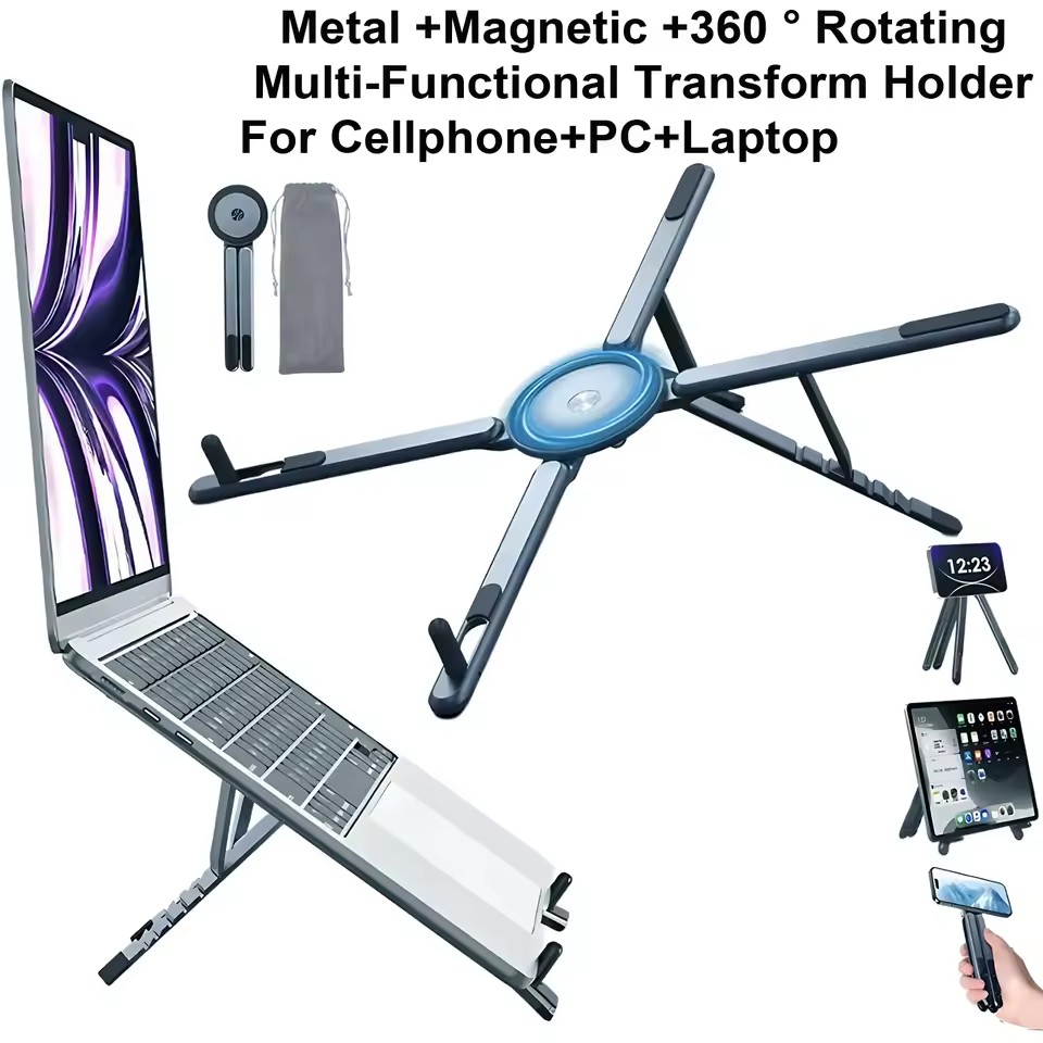3 in 1 Foldable Magnetic Phone - đánh giá và giá Laptop Stand