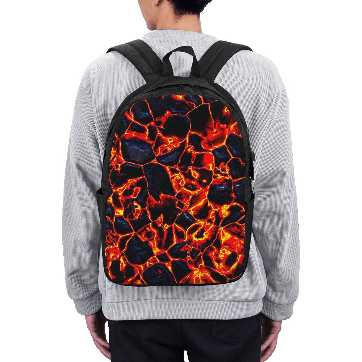 Magma Volcano Lava Fire Backpa - đánh giá và giá Laptop Bag