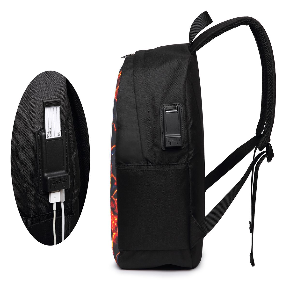 Magma Volcano Lava Fire Backpa - đánh giá và giá Laptop Bag