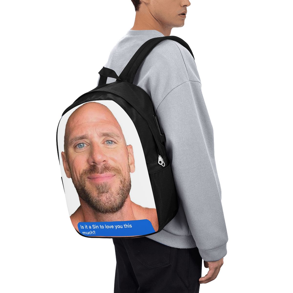 Johnny Sins Flirty Text Bubble - đánh giá và giá Laptop Bag