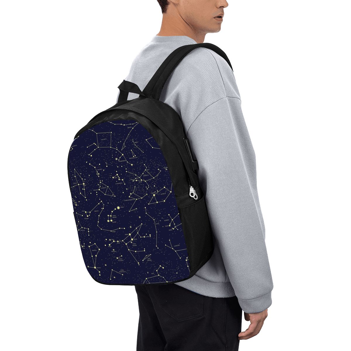 Night Sky Golden Celestial Sta - đánh giá và giá Laptop Bag