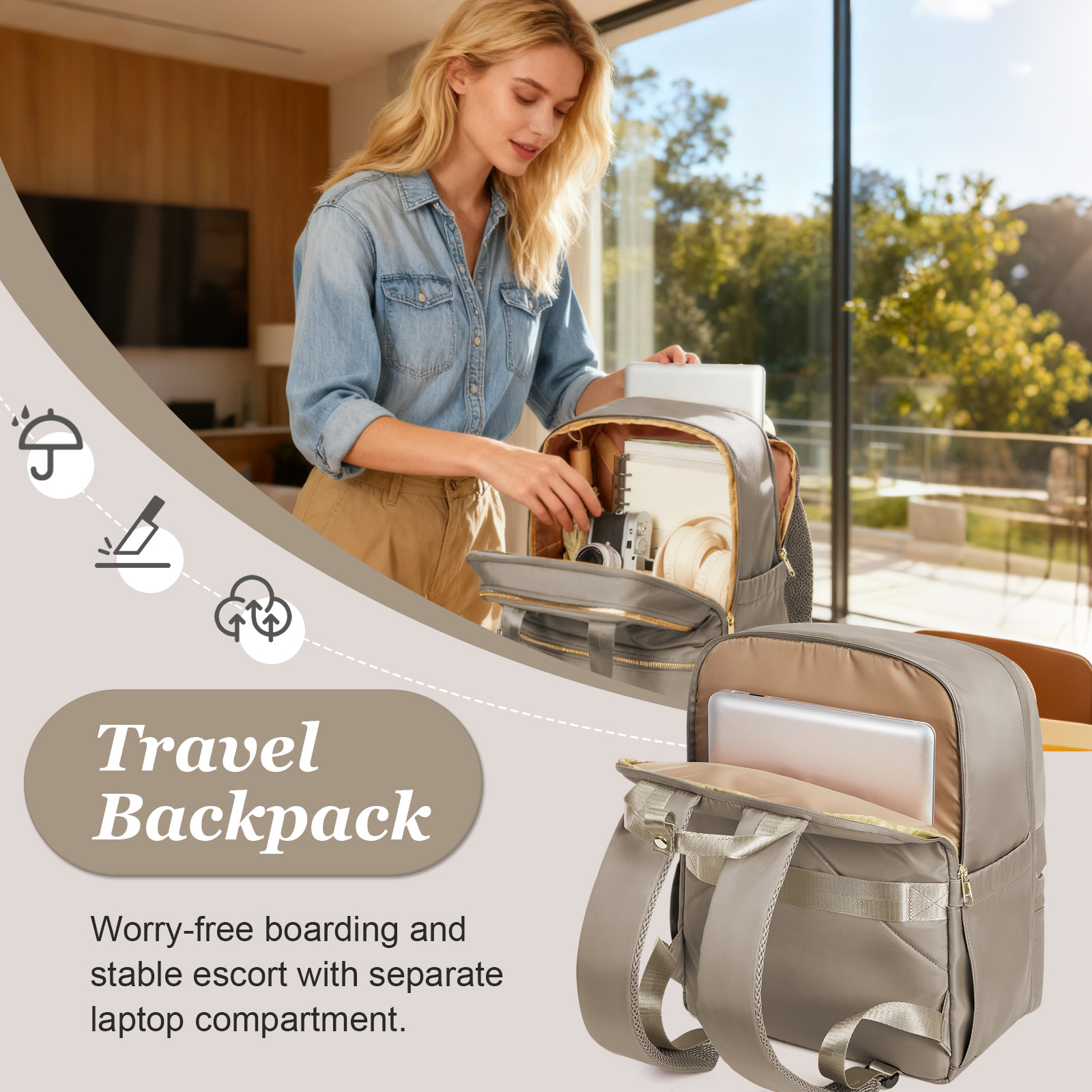 Ryanair 40x30x20 Travel Backpa - đánh giá và giá Laptop Original Accessories