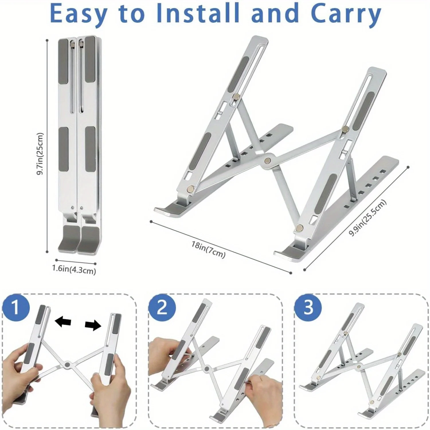 Adjustable Aluminum Laptop Sta - đánh giá và giá Laptop Cooling Pad