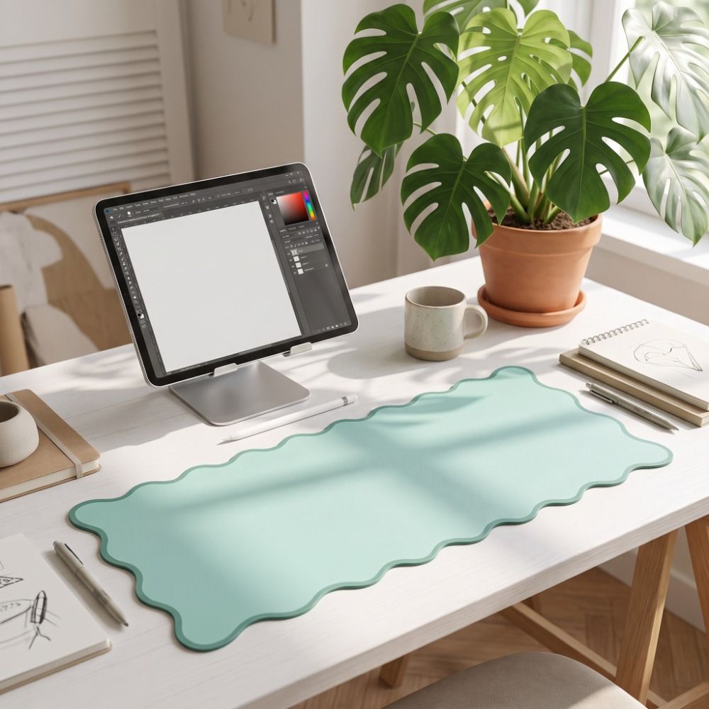 Sweet PU Leather Desk Pad Non  - đánh giá và giá Keyboard Cover