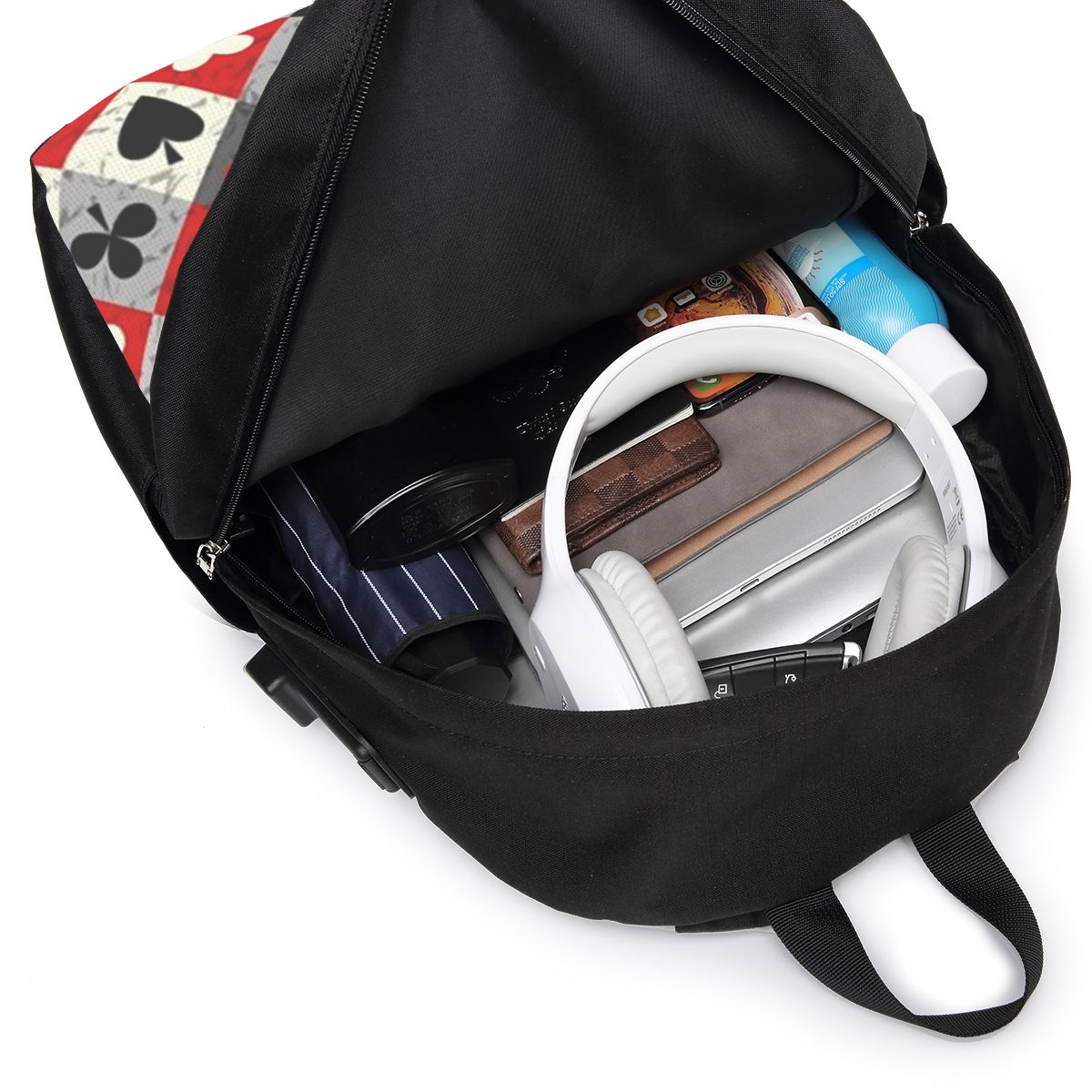 Playing Cards Poker Print Back - đánh giá và giá Laptop Bag