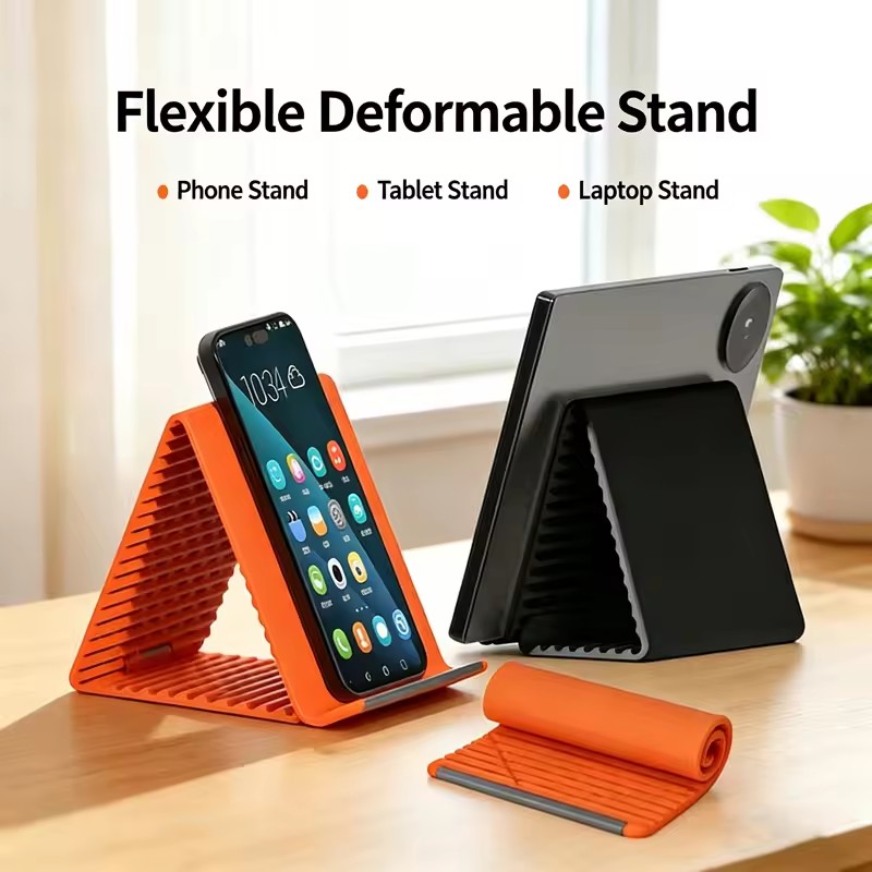 Flexible Foldable Silicone Pho - đánh giá và giá Laptop Stand