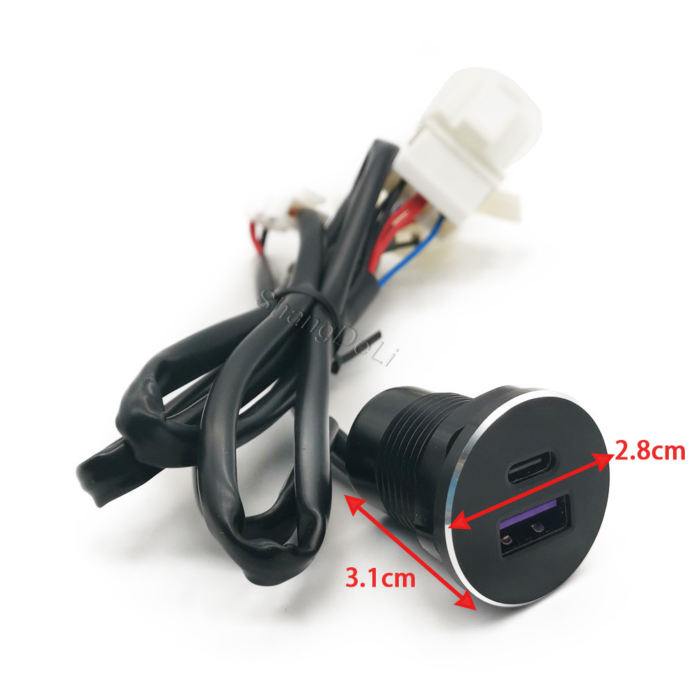 1PC Car Dual USB Outlet Charge - đánh giá và giá Usb C Hub