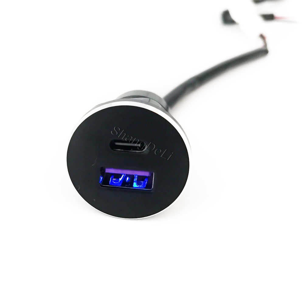 1PC Car Dual USB Outlet Charge - đánh giá và giá Usb C Hub