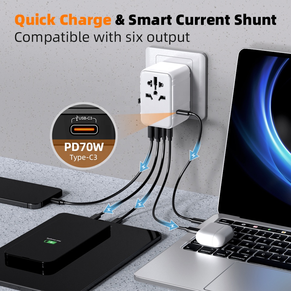 Universal Worldwide Wall Socke - đánh giá và giá Laptop Charger