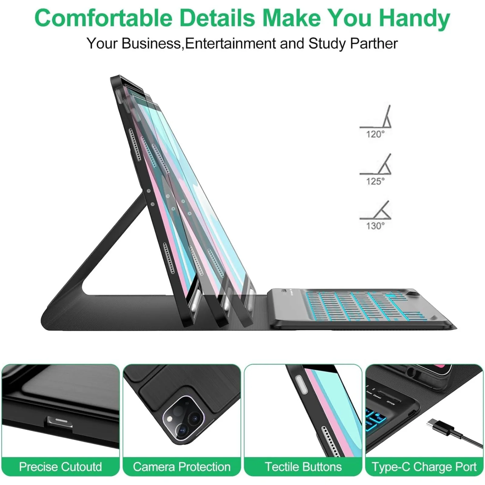 Keyboard Case & Mouse for iPad - đánh giá và giá Keyboard Cover