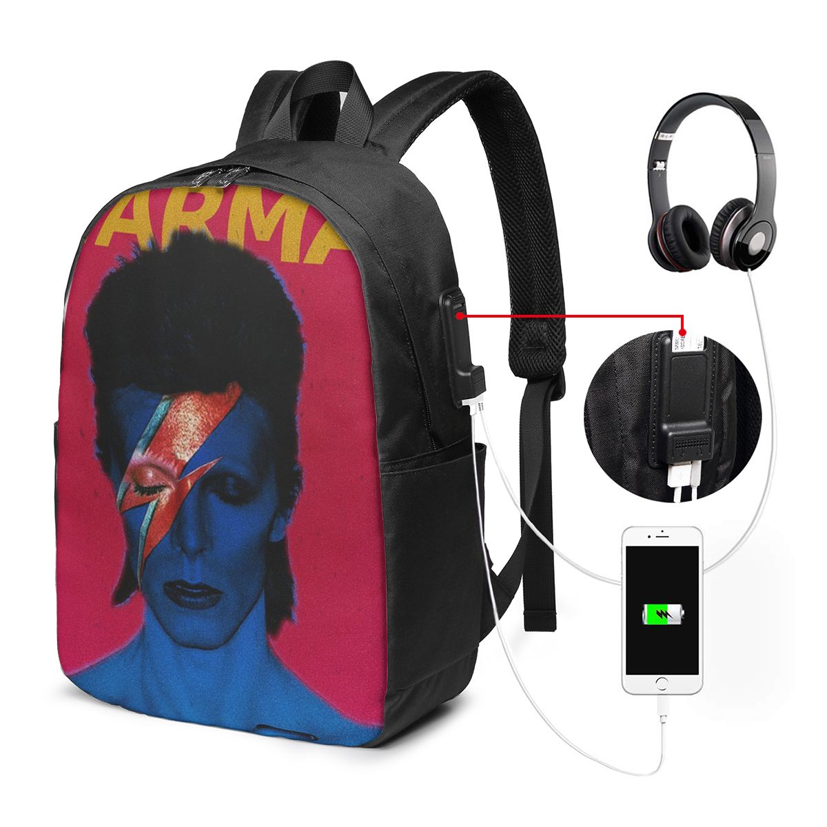 Davids Bowied Backpack Travel  - đánh giá và giá Laptop Bag