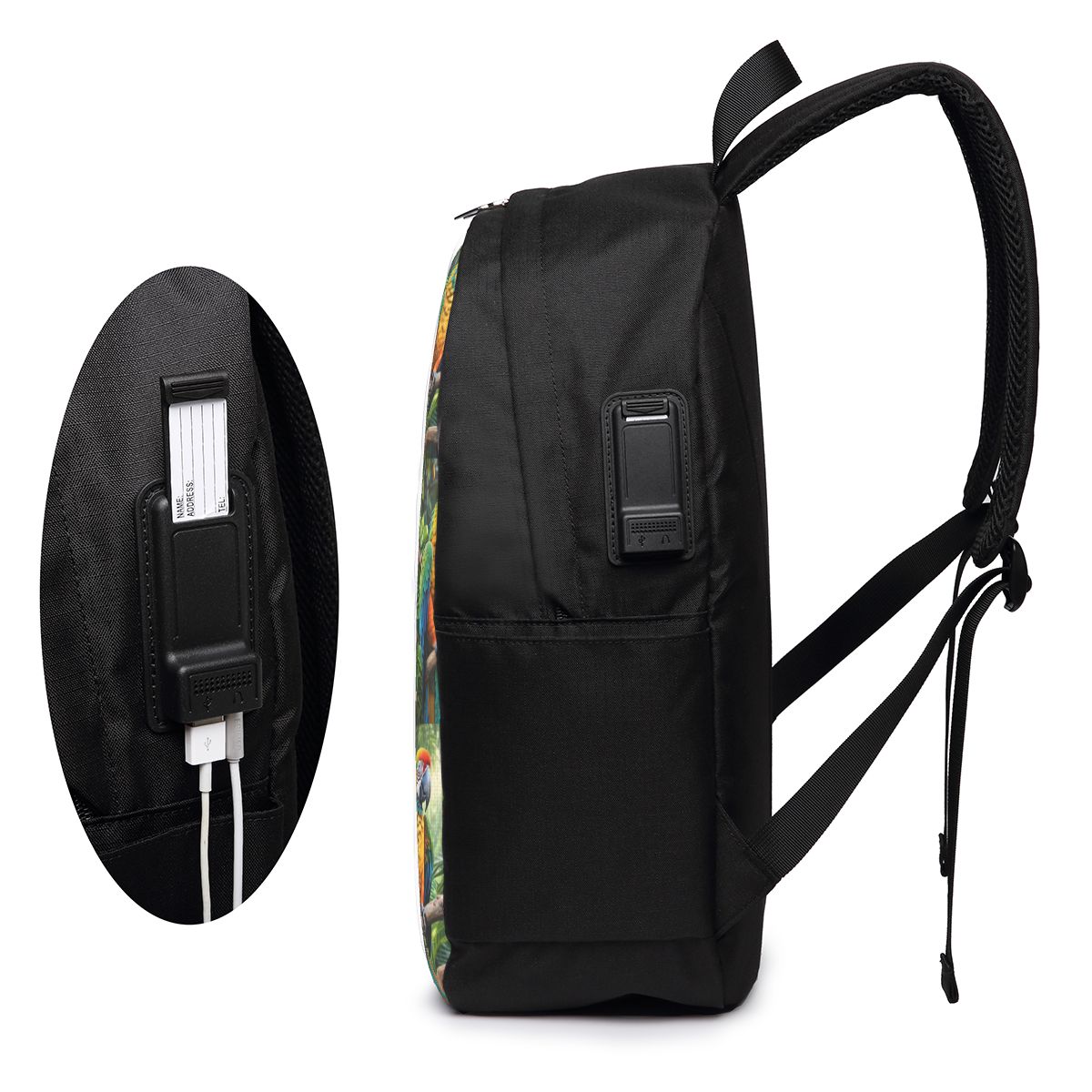 Cute Macaw Parrots Backpack Tr - đánh giá và giá Laptop Bag