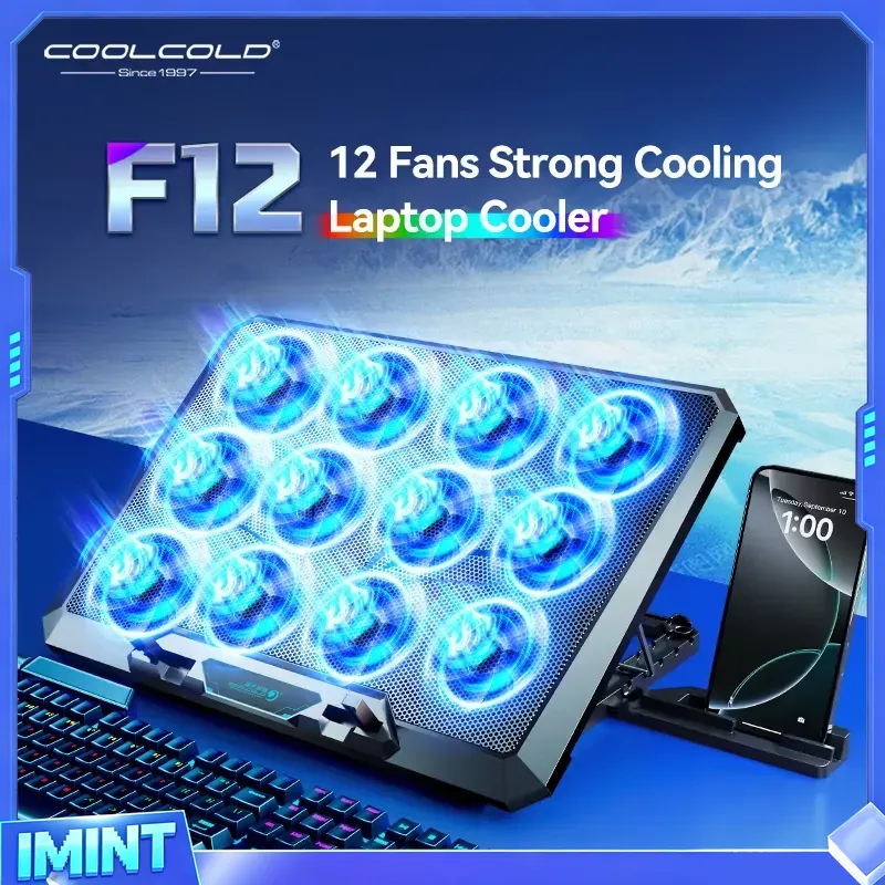 COOLCOLD Laptop Cooling Pad wi - đánh giá và giá Laptop Stand