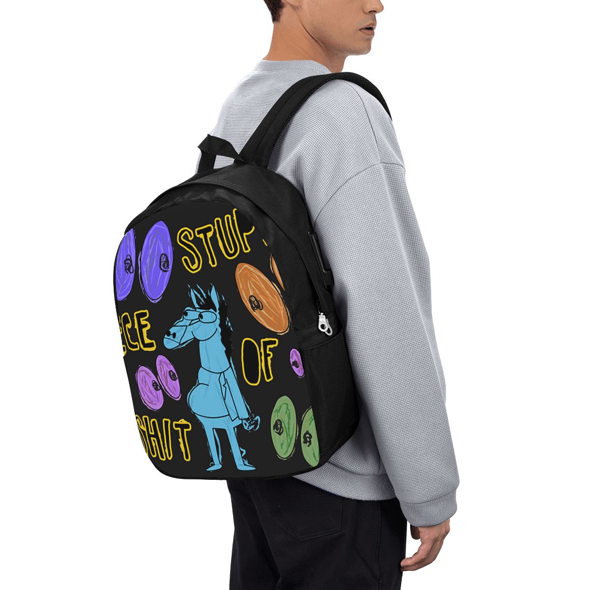 Cartoon Bojack Horseman Stupid - đánh giá và giá Laptop Bag