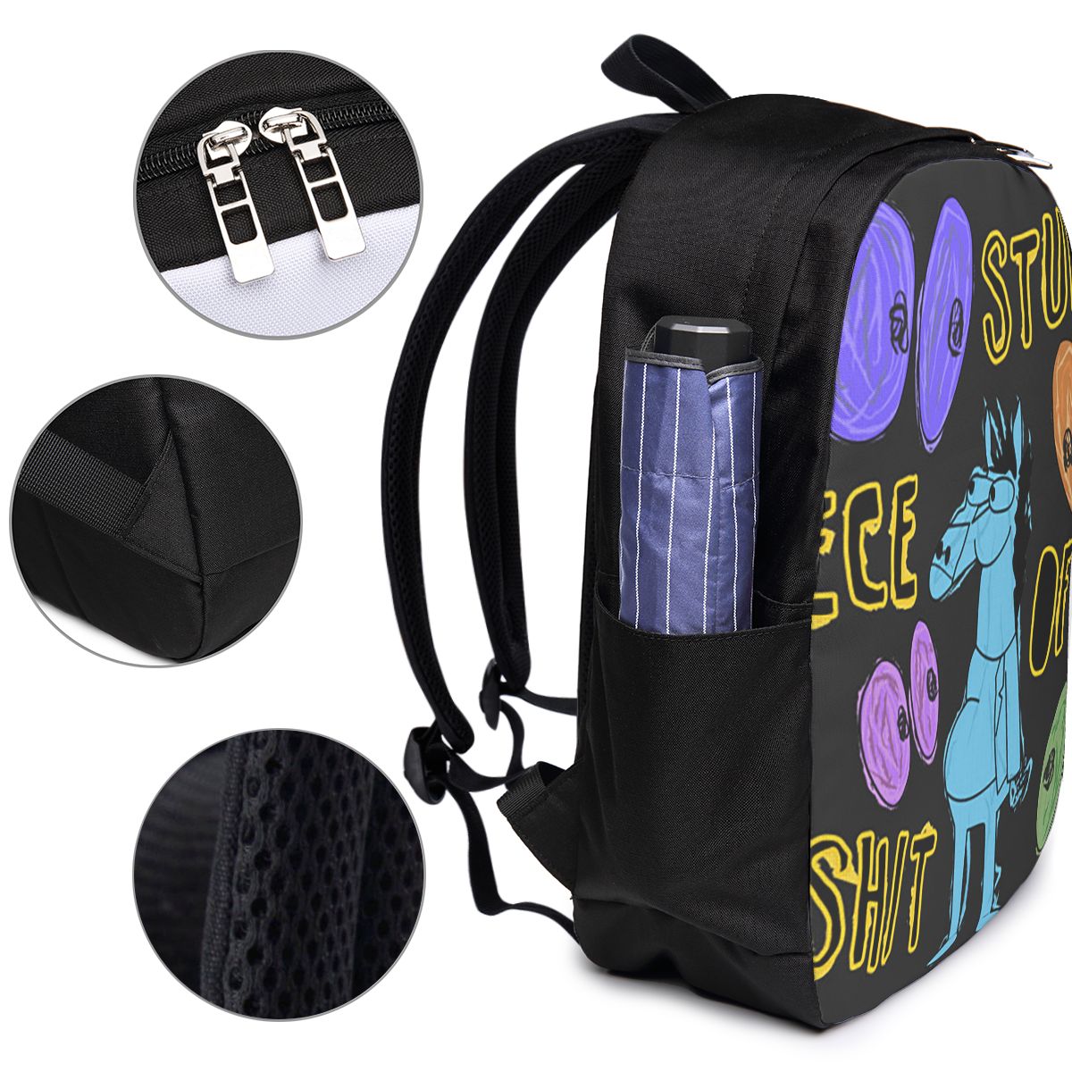 Cartoon Bojack Horseman Stupid - đánh giá và giá Laptop Bag